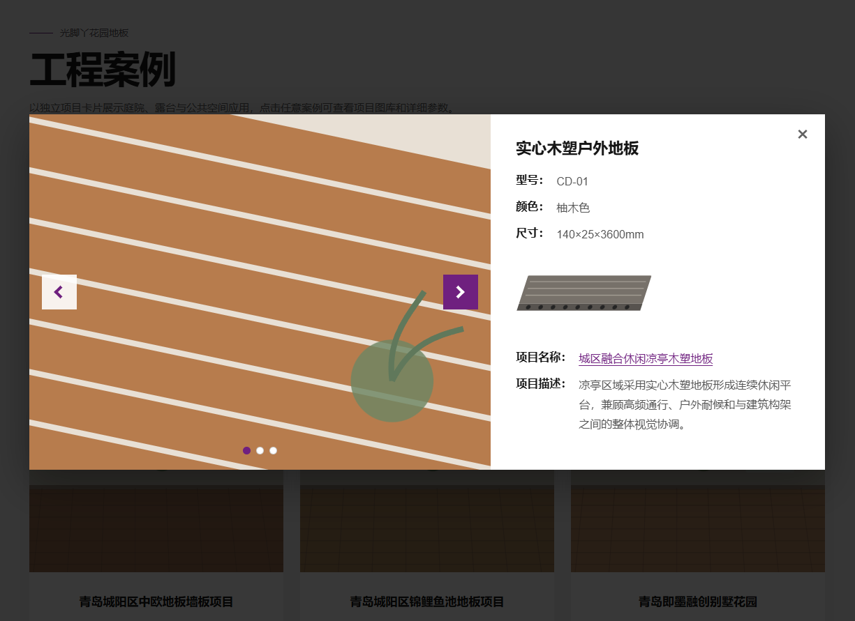 Section 07 工程案例图库详情弹窗预览图